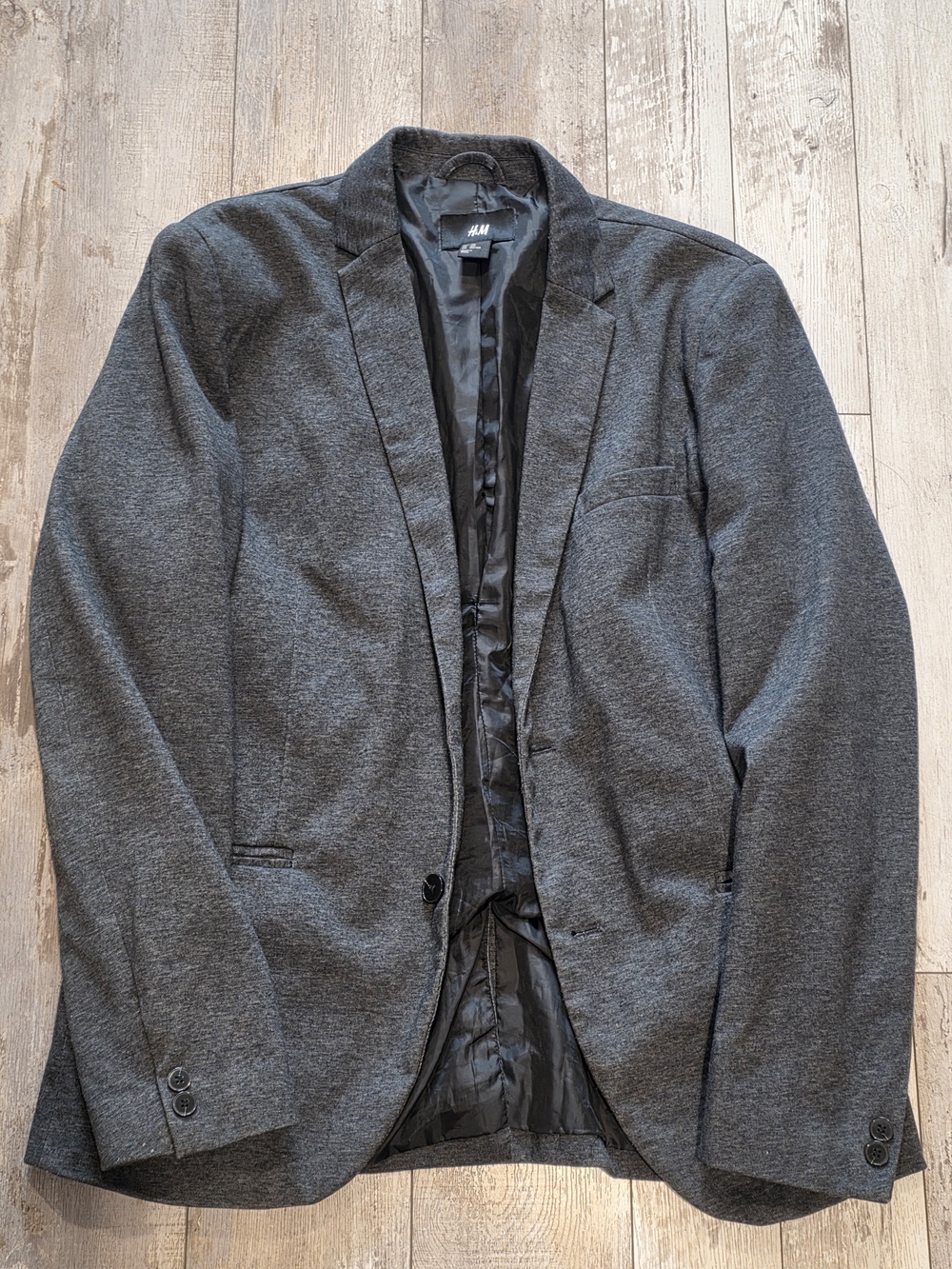 H&M Men’s Charcoal Gray Blazer